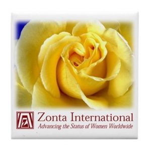 Zontas gule rose